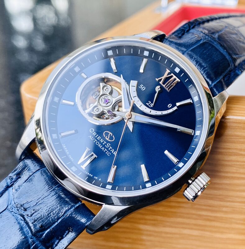 Orient Star Open heart Blue Dial RE-AT0006L00B