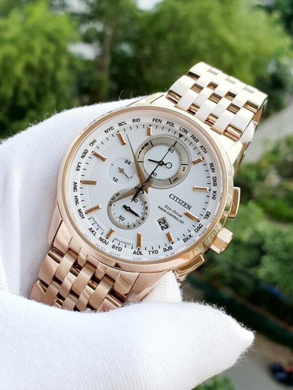 CITIZEN WORLD CHRONOGRAPH A-T PERPETUAL WATCH AT8113-55A