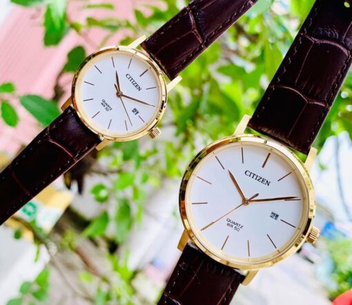 Cặp Đôi Citizen Quartz BI5072-01A _ EU6092-08A