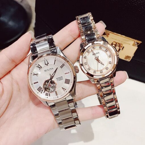 Cặp Bulova demi rose ,sang trọng