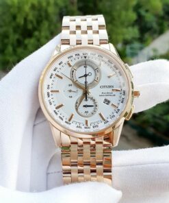 CITIZEN WORLD CHRONOGRAPH A-T PERPETUAL WATCH AT8113-55A