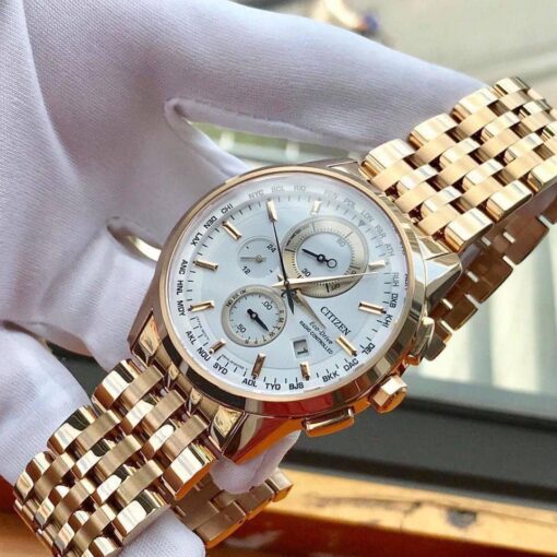 CITIZEN WORLD CHRONOGRAPH A-T PERPETUAL WATCH AT8113-55A