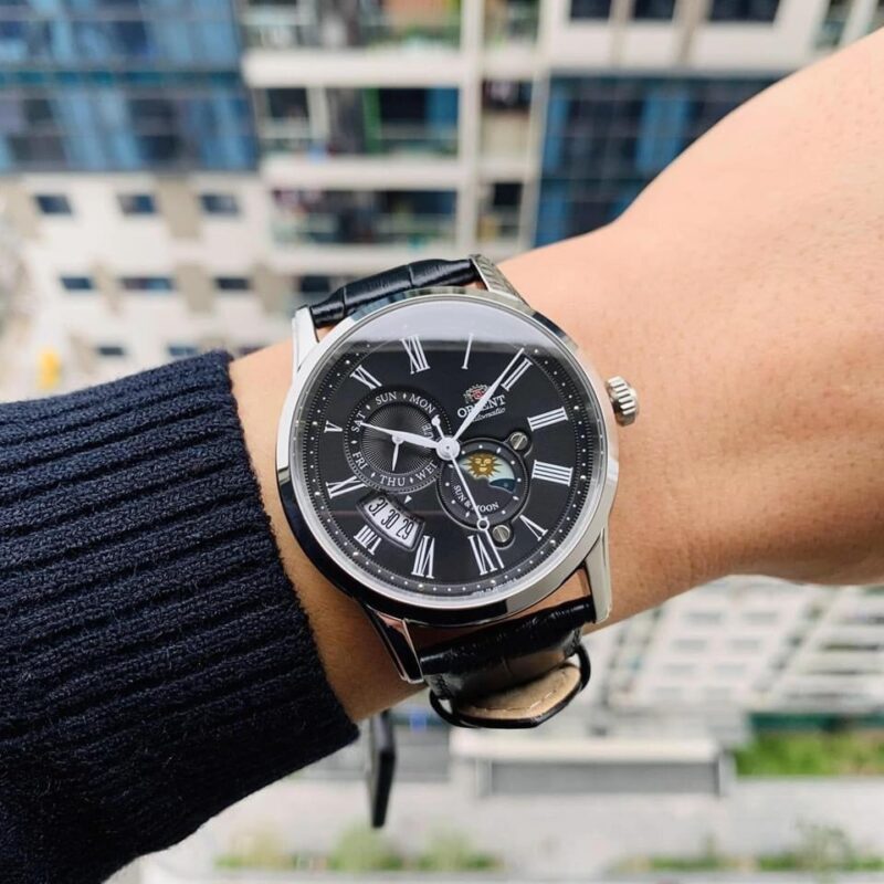 đồng hồ Orient Sun & Moon Gen 3 Black - FAK00004B0
