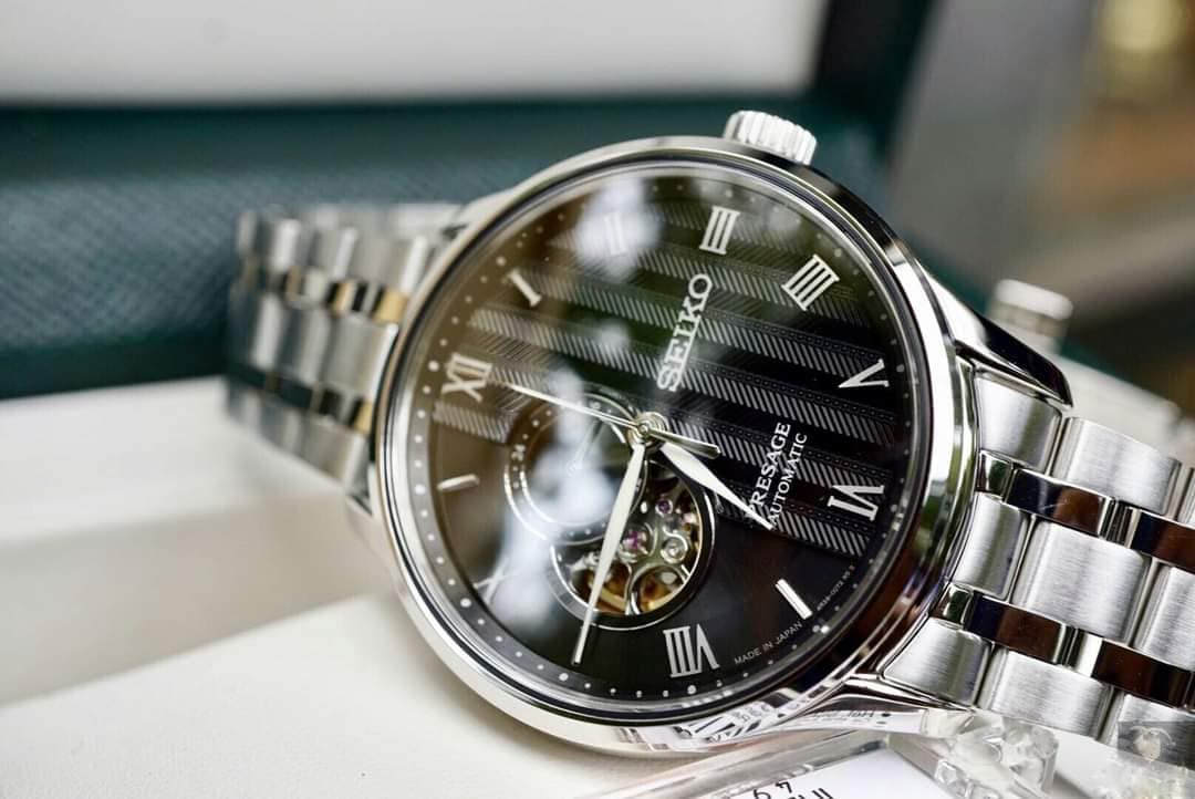 Đồng hồ nam Seiko Presage Open heart SSA377J1 - Made in Japan - Benwatchs  chuyên cung cấp đồng hồ chính hãng giá tốt