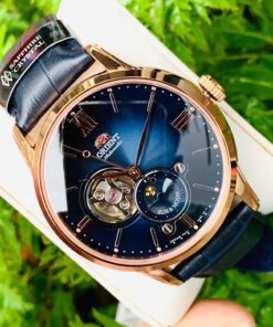 Đồng hồ nam Orient Sun and Moon Open Heart RA-AS0006l00b sang trọng, hoàn hảo