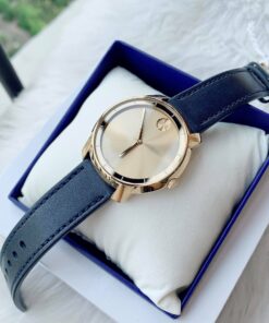 MOVADO Bold 3600474 💫Thiết kế mặt số Sunray vàng, kim và vạch chỉ giờ tông vàng đẳng cấp sang trọng!