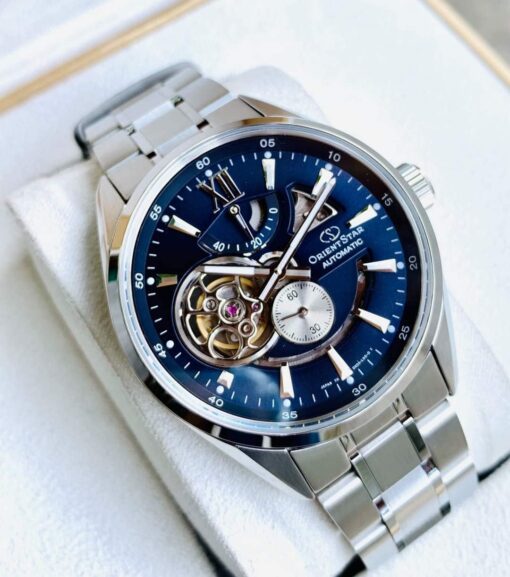 Đồng hồ nam dây kim loại Orient Star SDK05002D0 (Mặt Xanh)