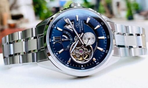 Đồng hồ nam dây kim loại Orient Star SDK05002D0 (Mặt Xanh)