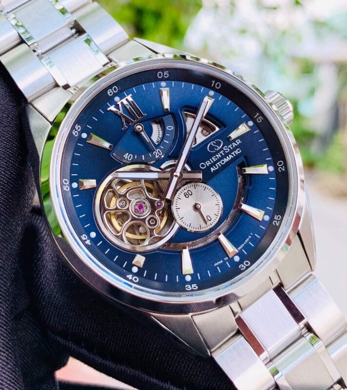 Đồng hồ nam dây kim loại Orient Star SDK05002D0 (Mặt Xanh)