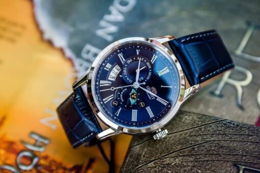 đồng hồ nam Orient Sun & Moon Gen 3 Blue - SAK00005D0