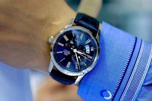 đồng hồ nam Orient Sun & Moon Gen 3 Blue - SAK00005D0