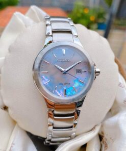 Đồng Hồ Citizen EW2520-56Y Nữ Eco-Drive Xà Cừ Lịch Ngày 30mm