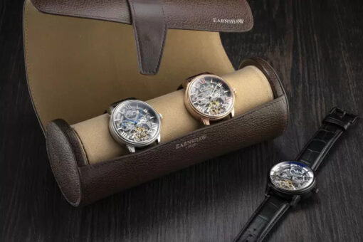 Đồng hồ nam THOMAS EARNSHAW ES-8093-01 Longitude Skeleton Automatic Black Dial Men's Watch