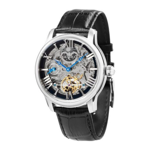 Đồng hồ nam THOMAS EARNSHAW ES-8093-01 Longitude Skeleton Automatic Black Dial Men's Watch