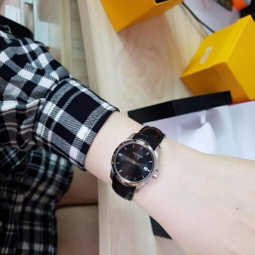 Đồng hồ nữ Tis.sot Couturier Lady Quartz Black - T035.210.16.051.01