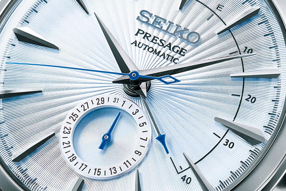 Seiko Presage Cocktail Power Reserve Blue Leather - Seiko SSA343J1 -  Benwatchs chuyên cung cấp đồng hồ chính hãng giá tốt