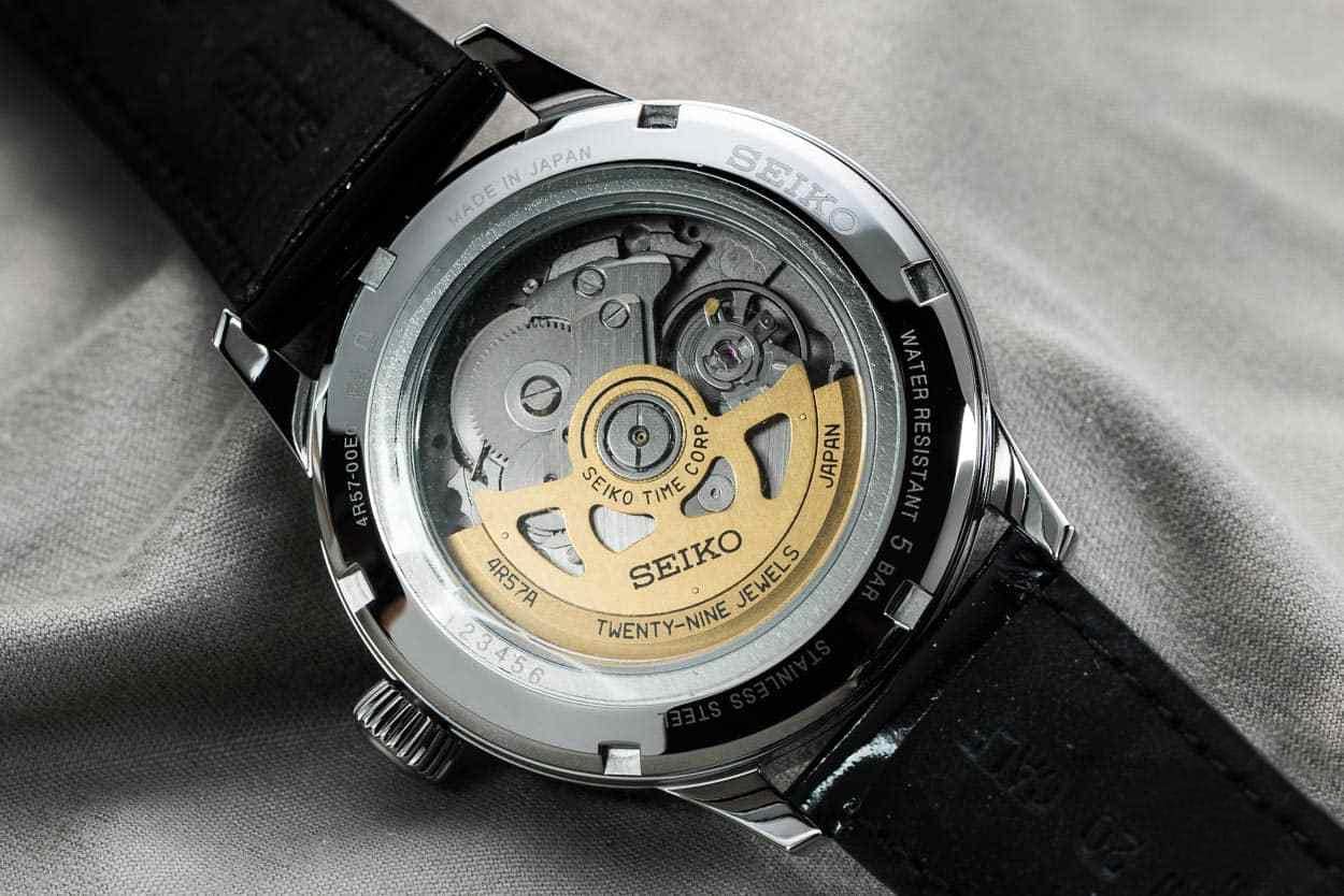 Seiko Presage Cocktail Power Reserve Blue Leather - Seiko SSA343J1 -  Benwatchs chuyên cung cấp đồng hồ chính hãng giá tốt